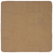 Tappeto da Area Marrone Chiaro 160 x 160 cm Juta 42010784