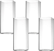 Set di 4 bicchieri da cocktail, capacità 400 ml, design elegante e sottile