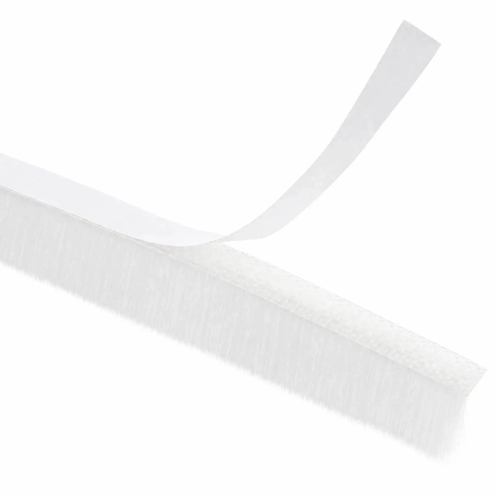 Guarnizione a spazzola autoadesiva 25 m PP Bianco 42045190