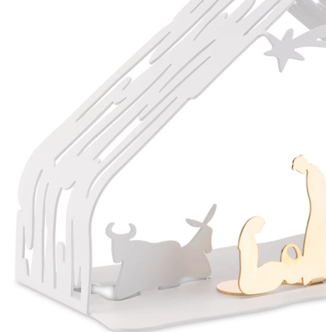 BARK CRIB, Presepe, Alessi Colore: Bianco