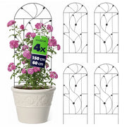 KADAX Supporti da giardino per piante, 4 pezzi