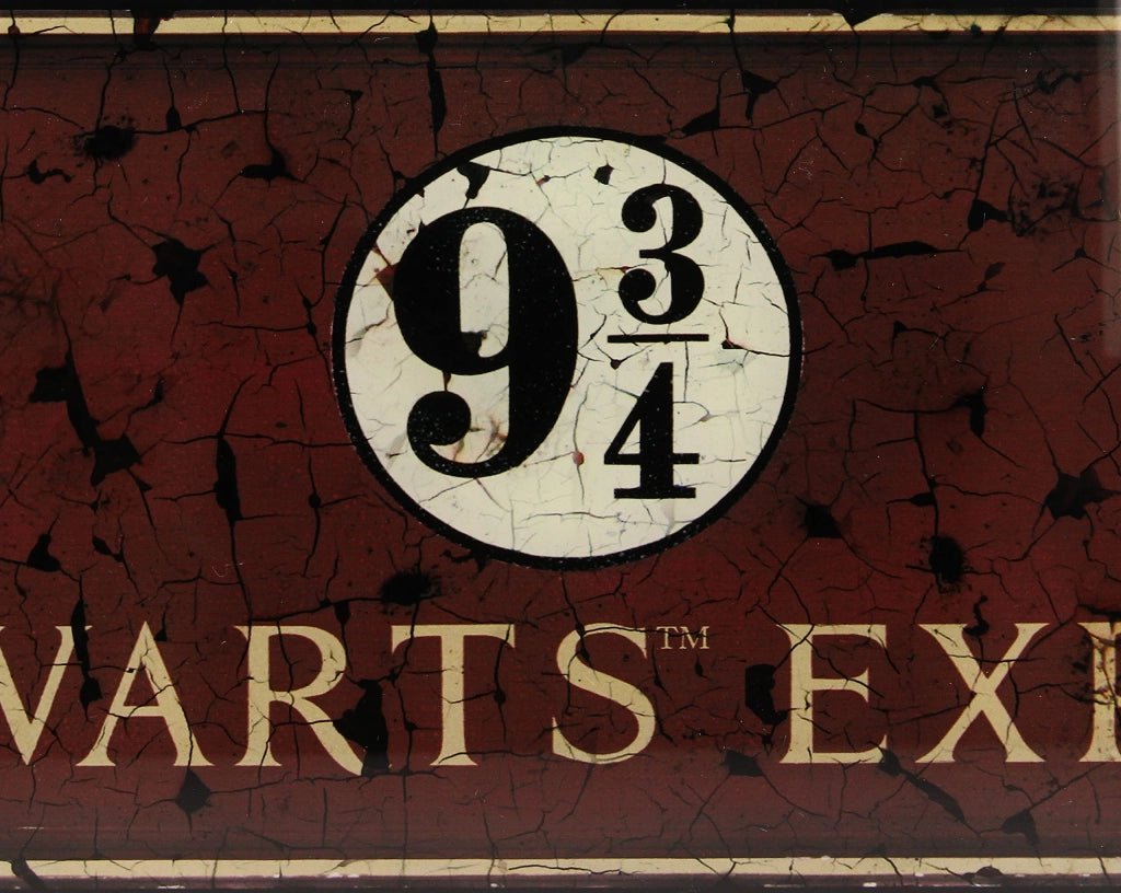 Poster in vetro, Hogwarts Express, 60x20 cm, Harry Potter