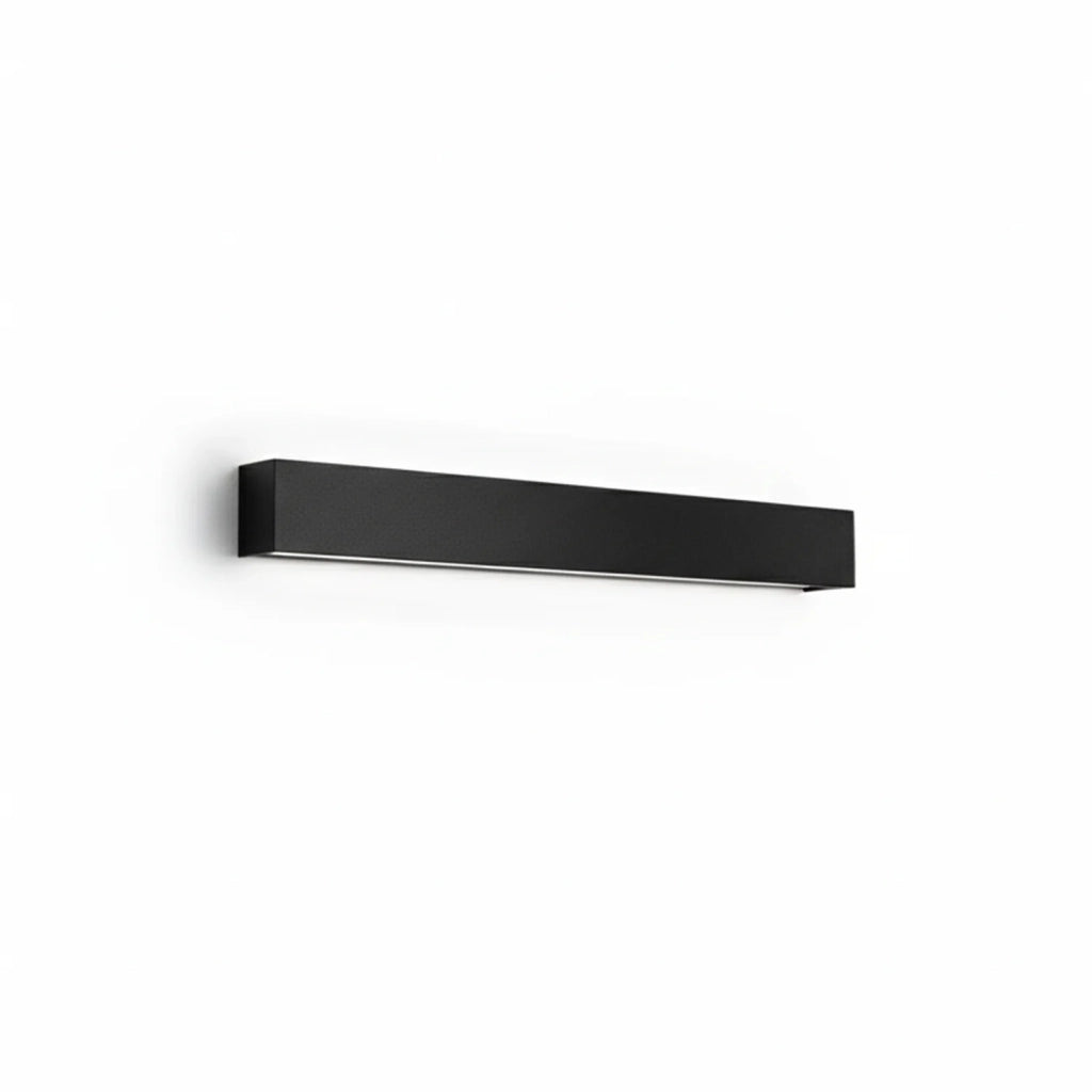 Applique Minimal Rummo Metallo Nero Opaco Led 20W 3000K