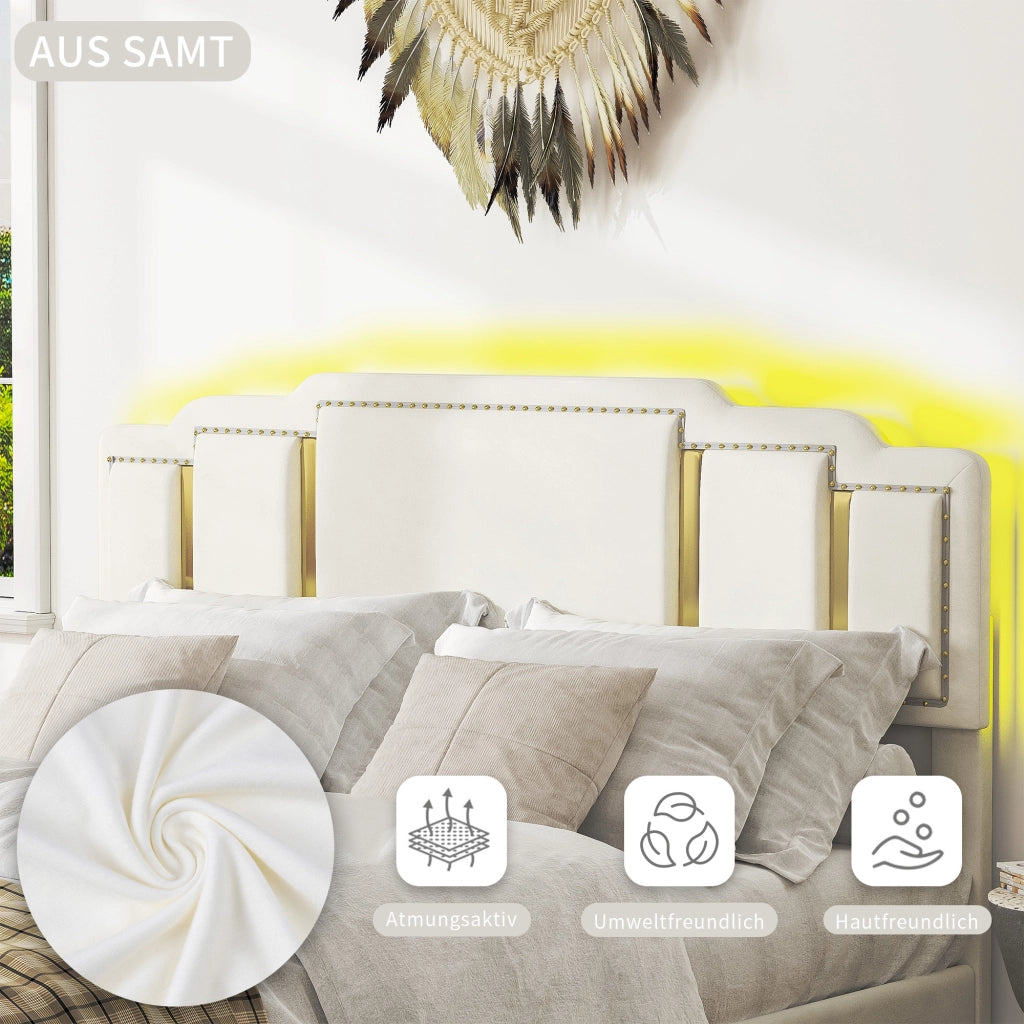 Letto con cassetti ¨C Minimal ¨C beige 120x200cm