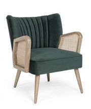 Poltrona Virna Verde in Legno
