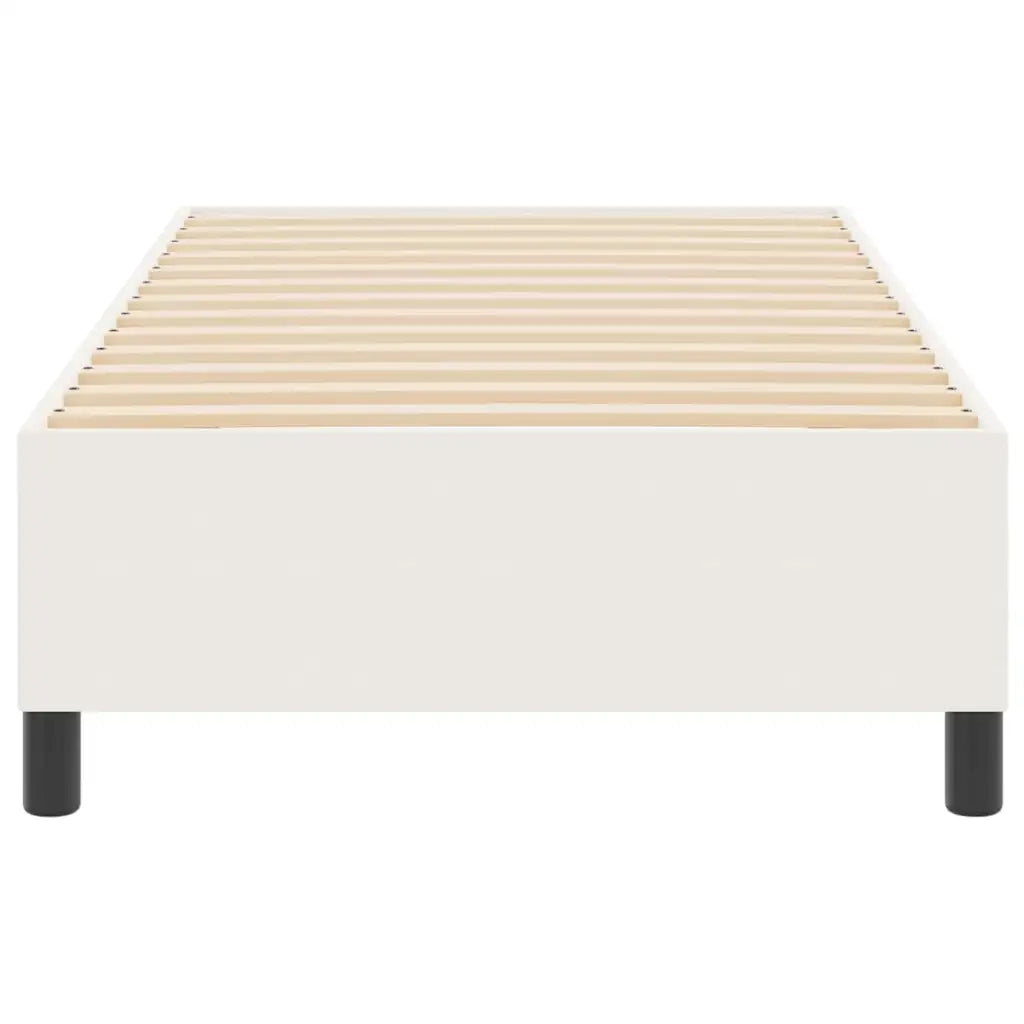 Struttura letto piattaforma Crema 90 x 190 cm Tessuto in Cords 3337384