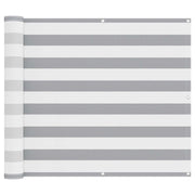 Schermo da balcone | Paravento da Balcone Grigio chiaro e bianco 90 x 1000 cm