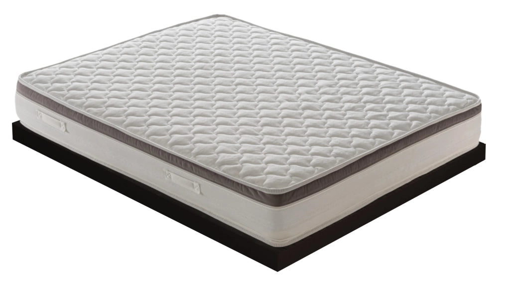 Materasso Matrimoniale 160x190 a molle insacchettate, memory foam, alto 27 cm, rivestimento sfoderabile, 1600 molle