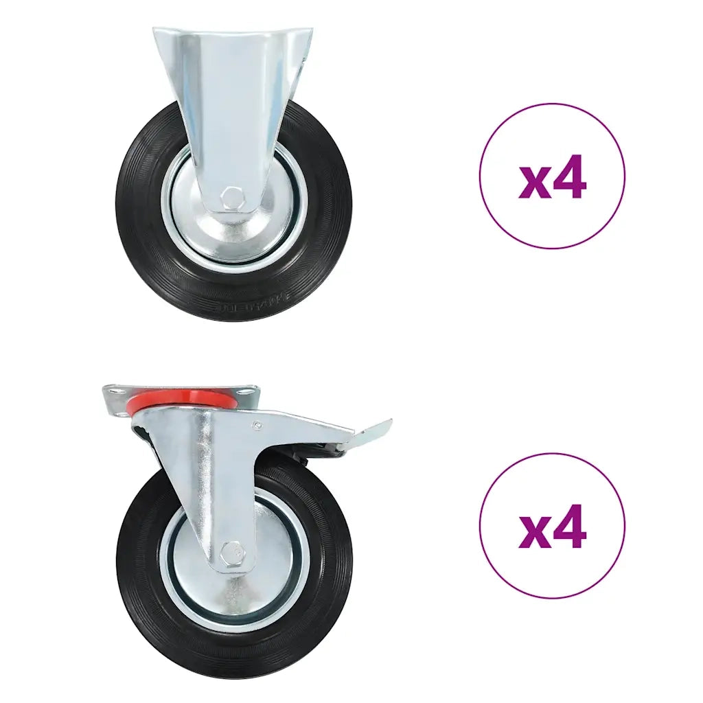 Ruote 8 pz 200 mm 278056