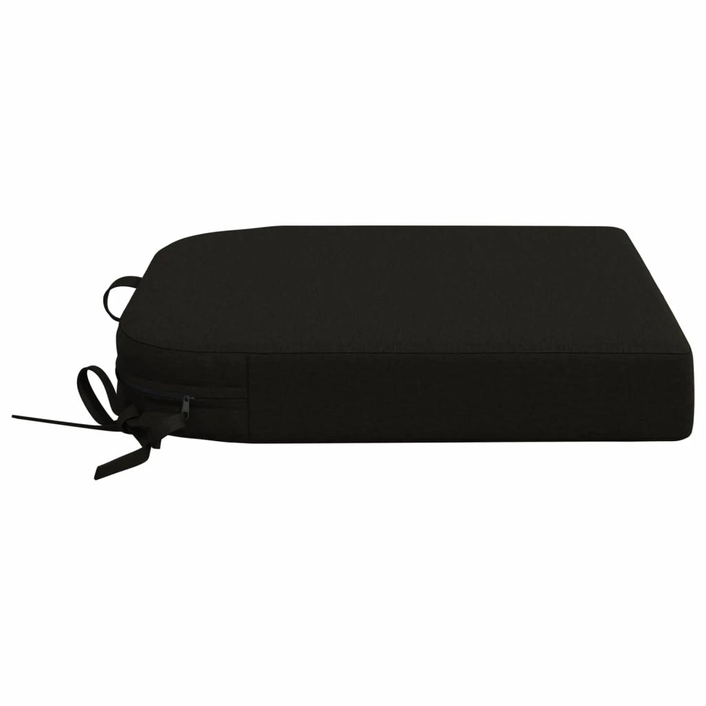 Cuscini per sedile a 4 pezzi SOEST 4 pz 100% Poliestere Nero 945180