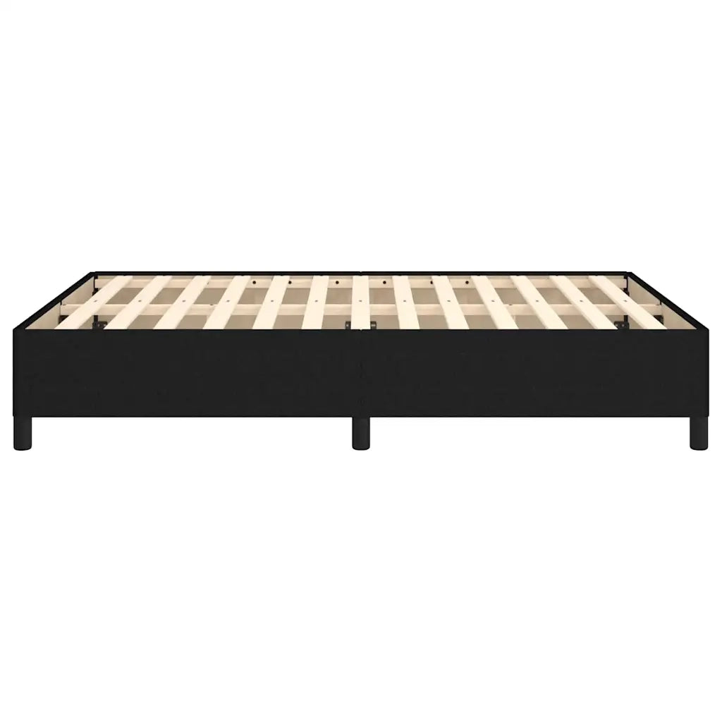Giroletto senza Materasso Nero 140x190 cm in Tessuto 347060