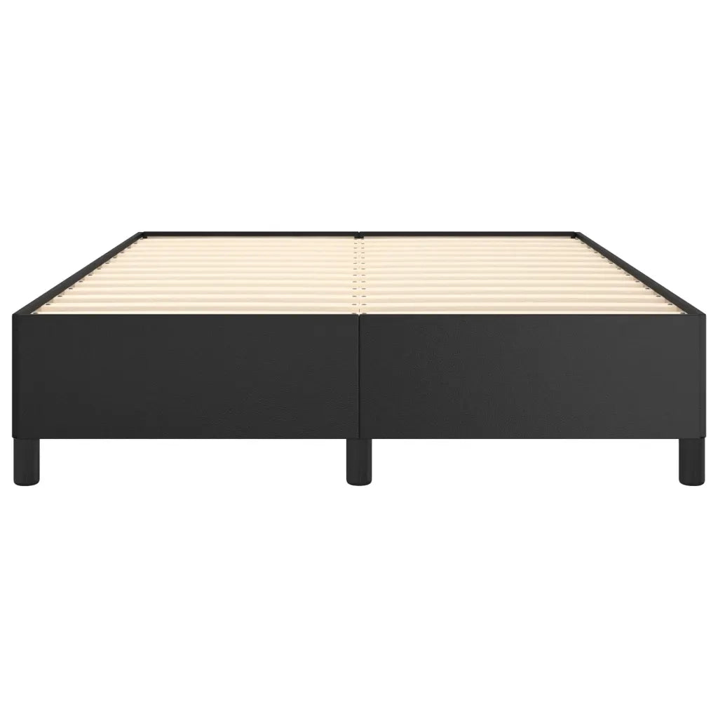 Giroletto senza Materasso Nero 140x200 cm in Similpelle 347251