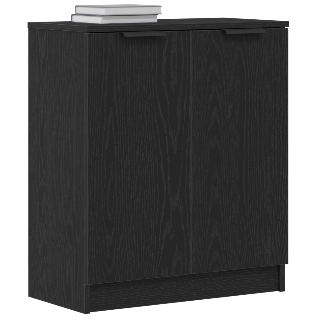 Credenza Rovere Nero 60 x 30 x 70 cm Legno multistrato 862086