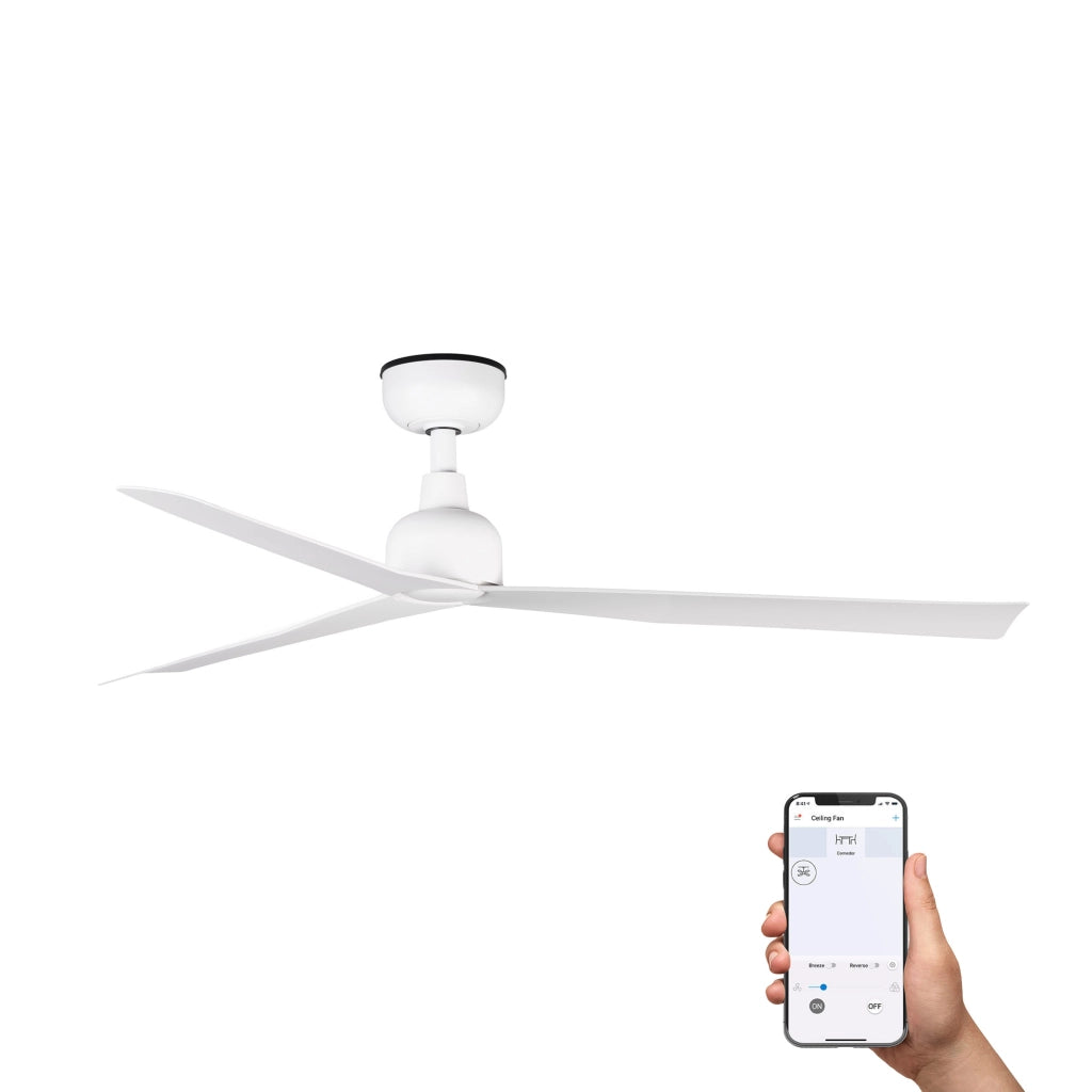 MARINE M Ventilatore da soffitto de soffitto bianco IP44 TUYA