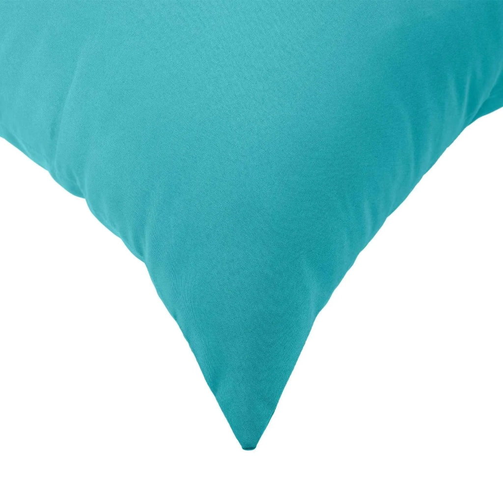 Cuscino con cuscino HEERLEN 2 pz Turchese Poliestere 923665