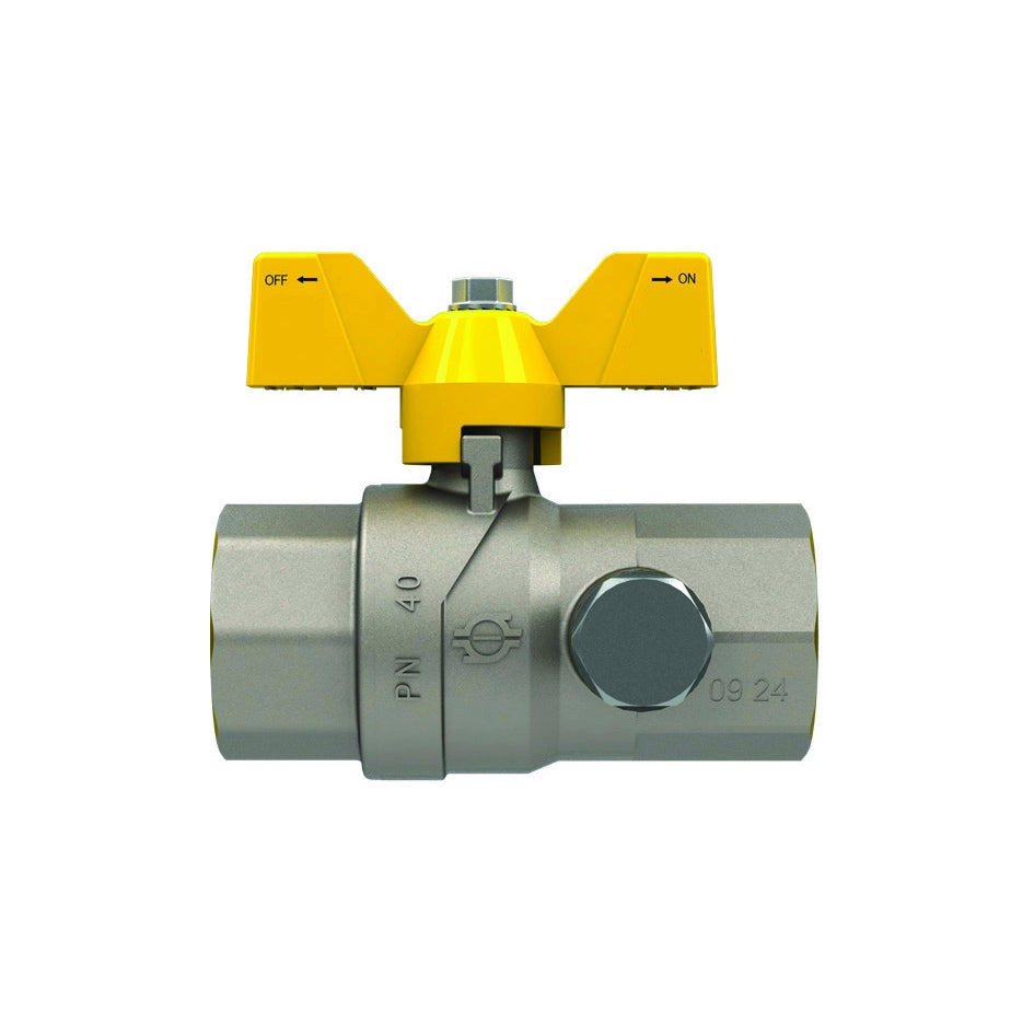 VALVOLA A SFERA GAS CON FARFALLA FUTURGAS FF- 3/4  DN 20- FIV- pezzi 1