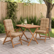 Cuscini per Sedia Alta in 2 Pezzi VIANEN 2 pz 100% Poliestere 953758