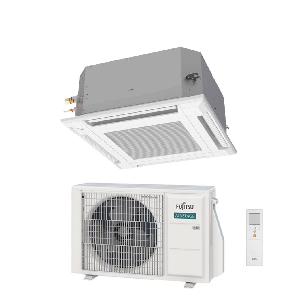 Condizionatore a Cassetta Fujitsu KV 24000 Btu AUXG24KVLA R-32 Wi-Fi Optional con Griglia e Telecomando
