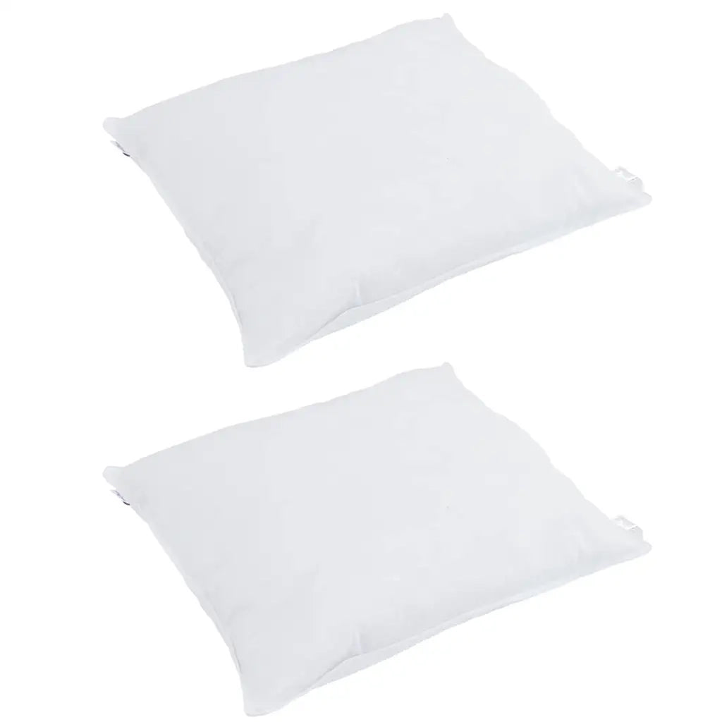 Cuscino con cuscino 2 pcs Bianco 40 x 40 cm Piuma 42007683