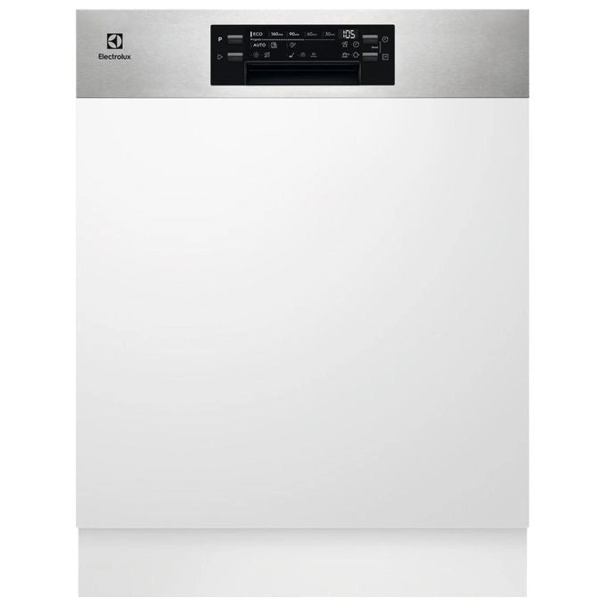 Electrolux EEM69300IX Serie 700 Lavastoviglie Integrata parziale 15 coperti Classe D 44 dB AirDry GlassCare (82x60x57 cm) colore Nero Acciaio inox