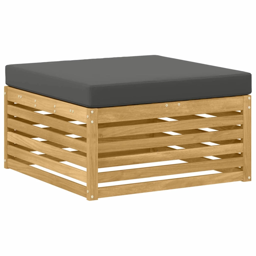 Set di divani da esterno 8 pz Bianco e Antracite 3390967