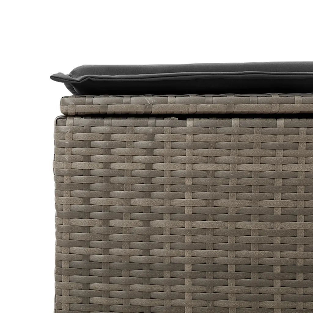 Set Divano da Giardino 9pz con Cuscini Grigio Polyrattan Acacia 3327637