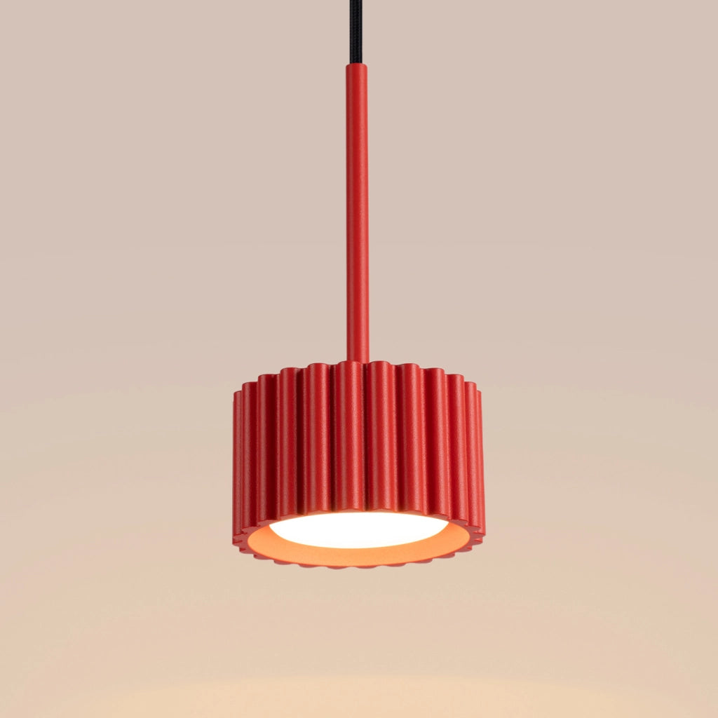 Lampada a sospensione AURA 1 rosso Gx53