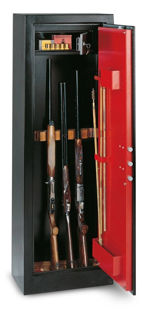 Armadio Di Sicurezza Per Pistole E Munizioni Con 3 Ripiani Technomax 1560x365x320mm