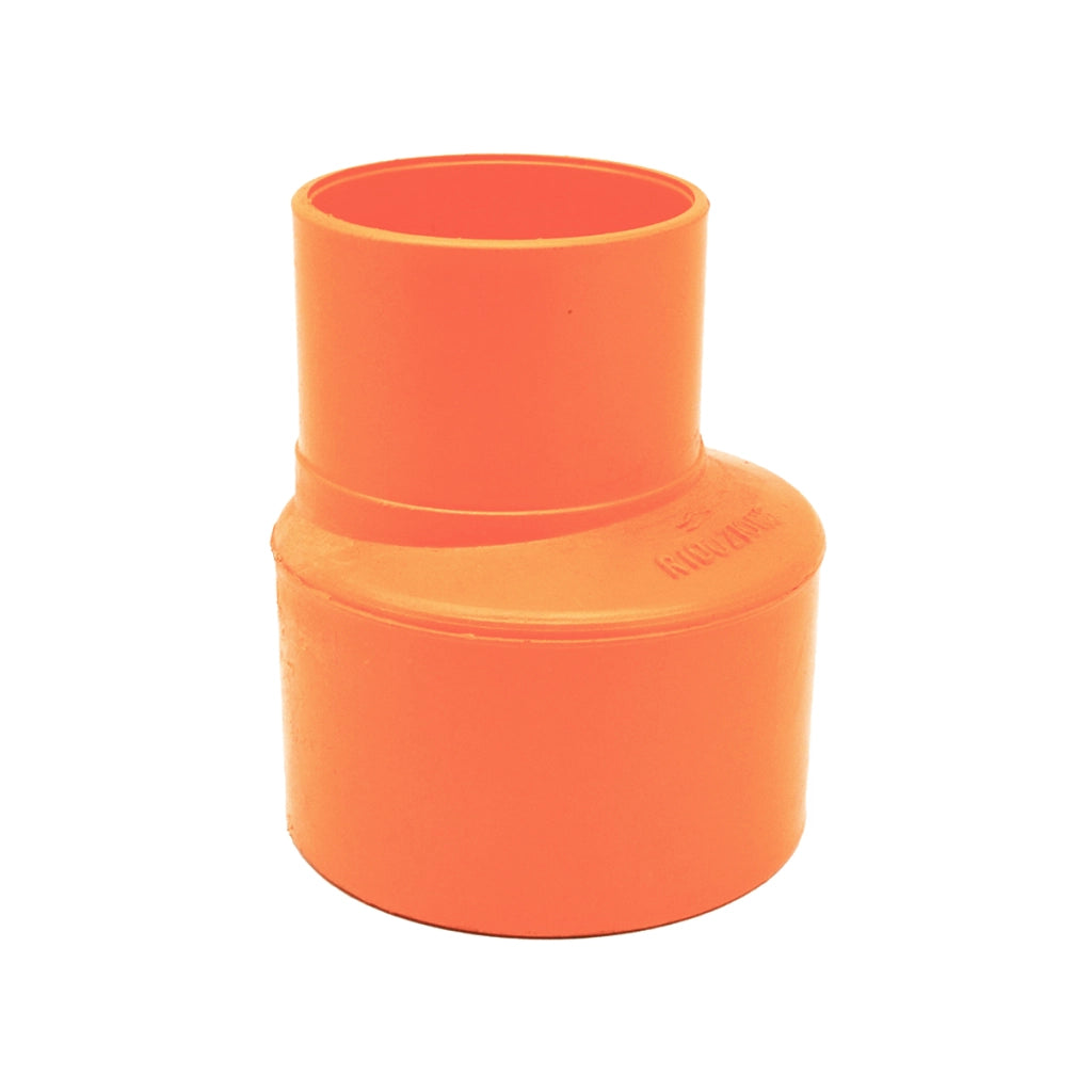 RIDUZIONE IN PVC ARANCIO- Diam. 125F x 80M- ESCLU- pezzi 1