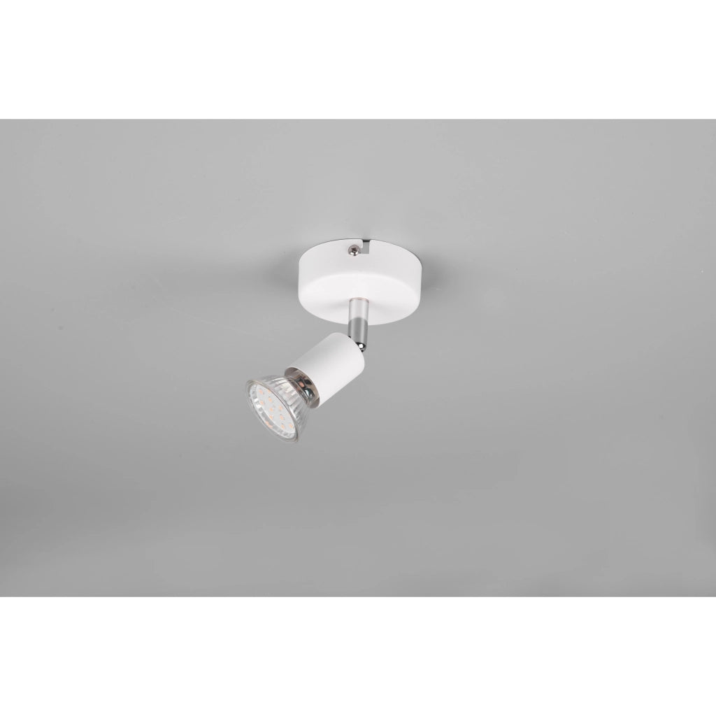 SPOT SINGOLO PARIS GU10 11X8CM BIANCO