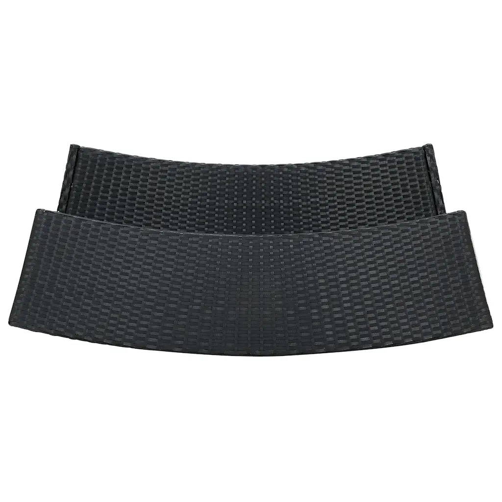 Set Bar da Giardino 4 pz con Cuscini Nero 3064876
