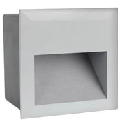 Lampada Ad Incasso Esterno Moderno Zimba-Led Alluminio Argento Led