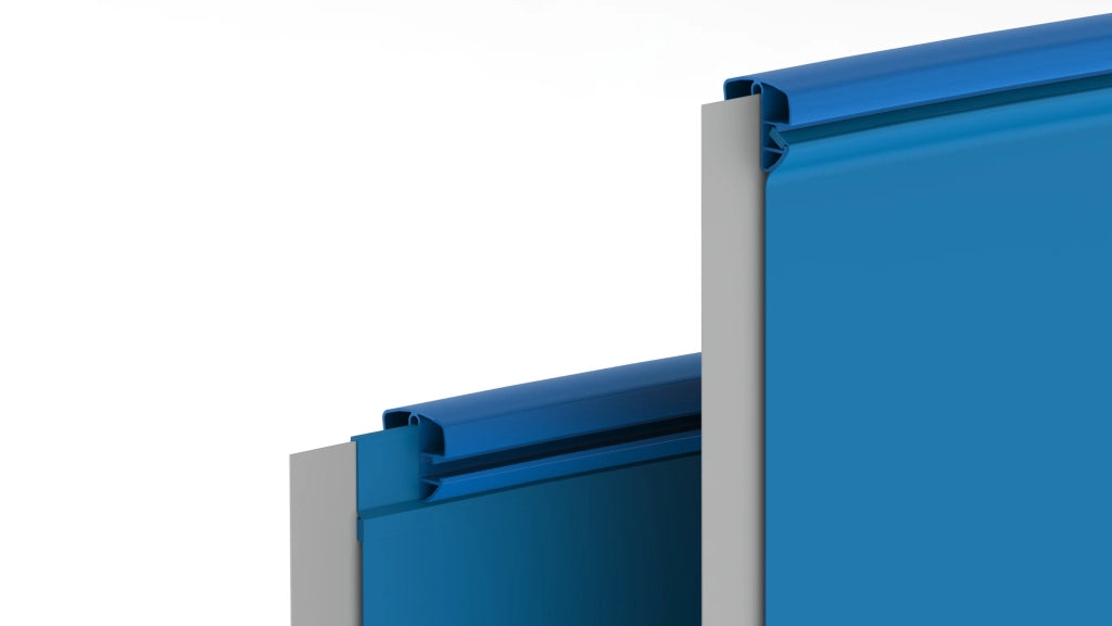 Set di binari combinati superiori BLU - 4.6 m