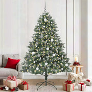 Albero di Natale artificiale con 300 LED Verde 210 cm