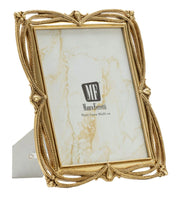 Cornice Line 27x1,7x32 cm in Resina e Vetro Oro