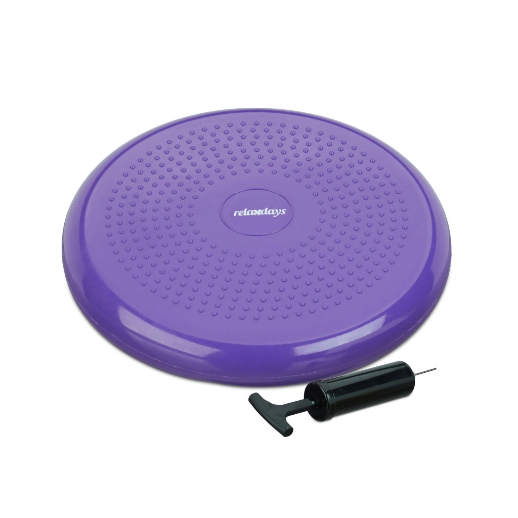 Cuscino da equilibrio 7 x 33 cm migliora coordinazione ed equilibrio design moderno in PVC viola 13_0006194