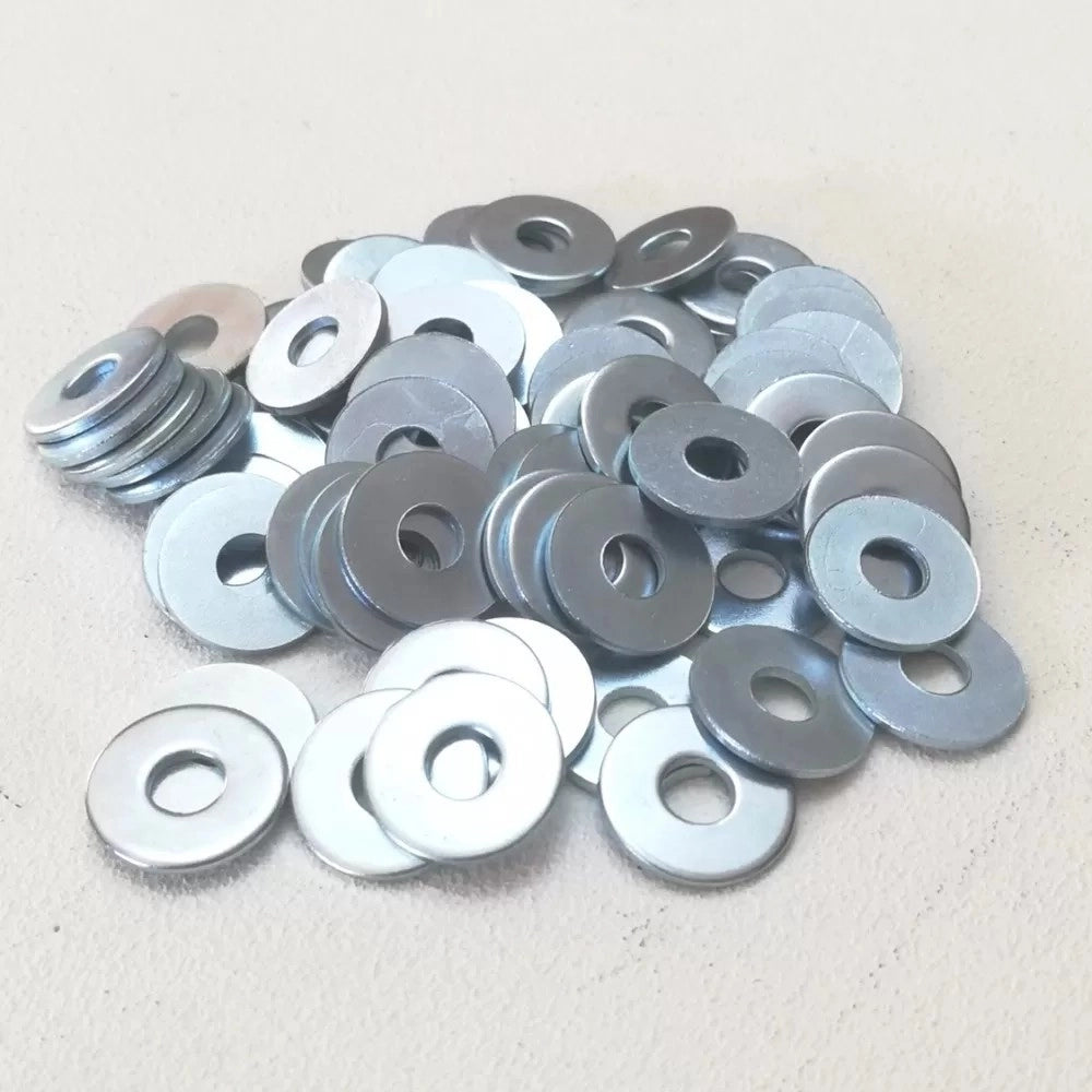 Rondella m 6 x 18mm zincata larga - 100pz