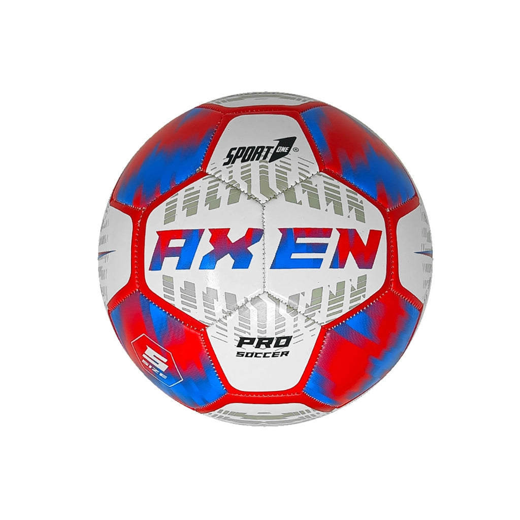 Pallone da Calcio Axen Misura 5 Cuoio Sintetico per Partite Allenamenti Colore Assortito