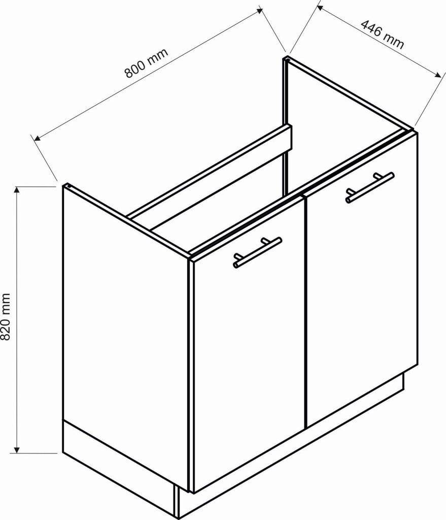 Cucinino Elettrodomestici non inclusi, Covor, Cucina un Ripiano, Nero Antracite