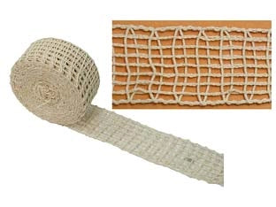 RETE ELASTICA POLIESTERE CRISTAL NET PER ARROSTI- - ø mm.110 maglia a 16 quadri - 50 mt