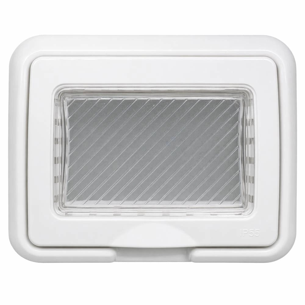 Coperchio ip55 bianco compatibile matix per protezione elettrica *** numero pezzi 6, confezione 1
