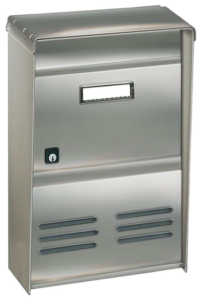 CASSETTA POSTALE ALUBOX DR2E RIVISTA 26X12X37,5 INOX- ALUBOX- 1,0 pz