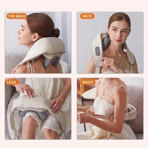 Massaggiatore Riscaldante Cervicale Professionale Collo Spalle Schiena Testa NEW