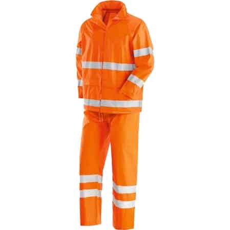 COMPLETO GIACCA E PANTALONE ALTA VISIBILITA' Tg. XL