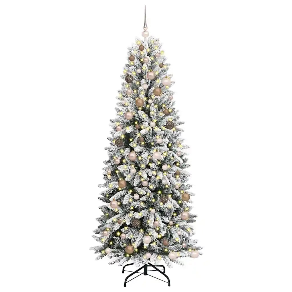 Albero di Natale artificiale Bianco 210 cm 3396055