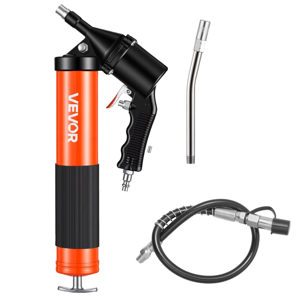 Kit Ingrassatore Pneumatico ad Alta Pressione 6000 PSI Capacita 0,4 L MM0401B in Acciaio al Carbonio e Lega di Alluminio per Officina