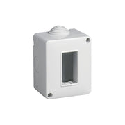 Vimar ip40 contenitore 1p protetto per serie civili eikon arkè e plana