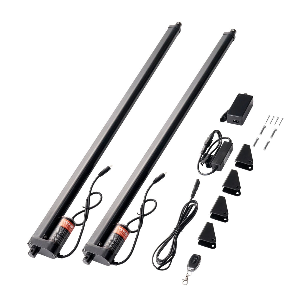 Kit 2 Pezzi Attuatore Lineare OK648 12V 1000N Corsa 760mm in Lega di Alluminio Robusto e Durevole per TV Tavolo Divano IP54