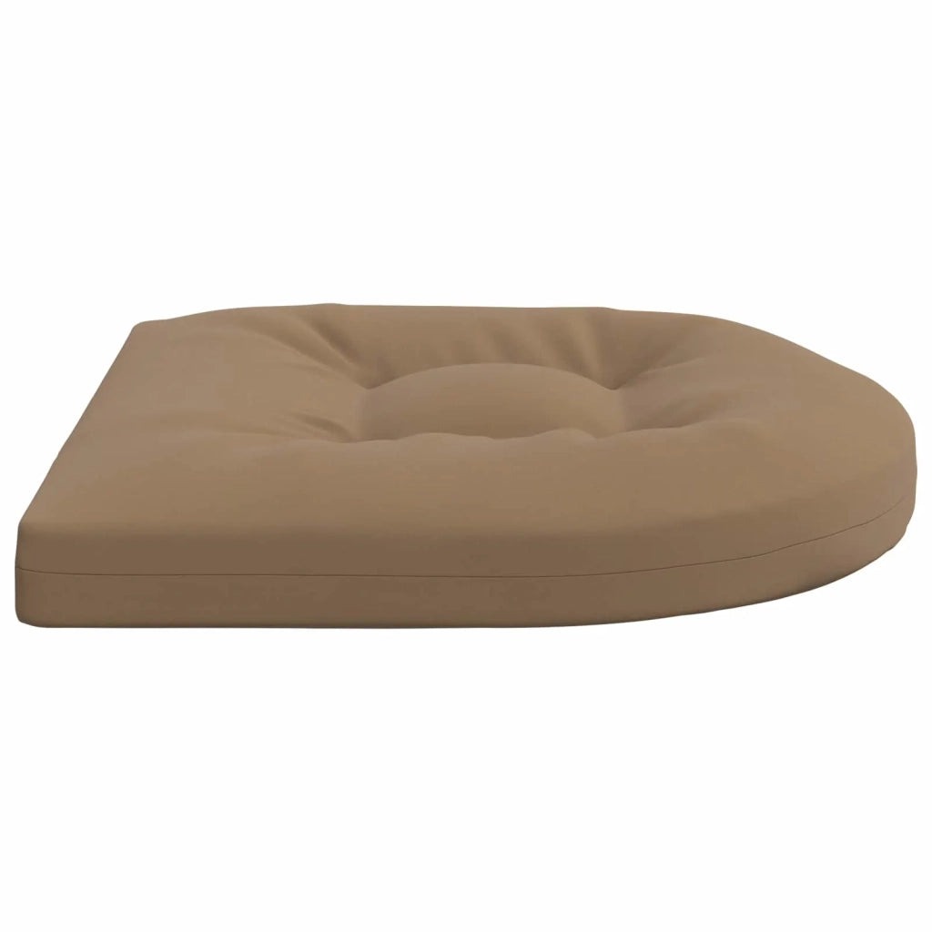 Cuscini per Sedia in 4 Pezzi 4 pz 100% Poliestere Tortora 945336