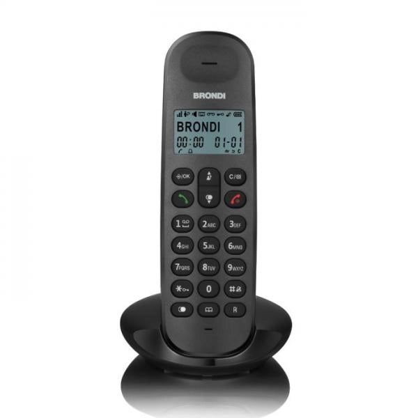 TEL. CORDLESS BRONDI LOTUS NERO